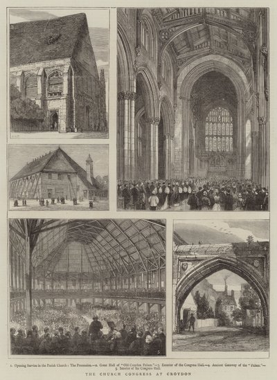 Der Kirchenkongress in Croydon von Henry William Brewer